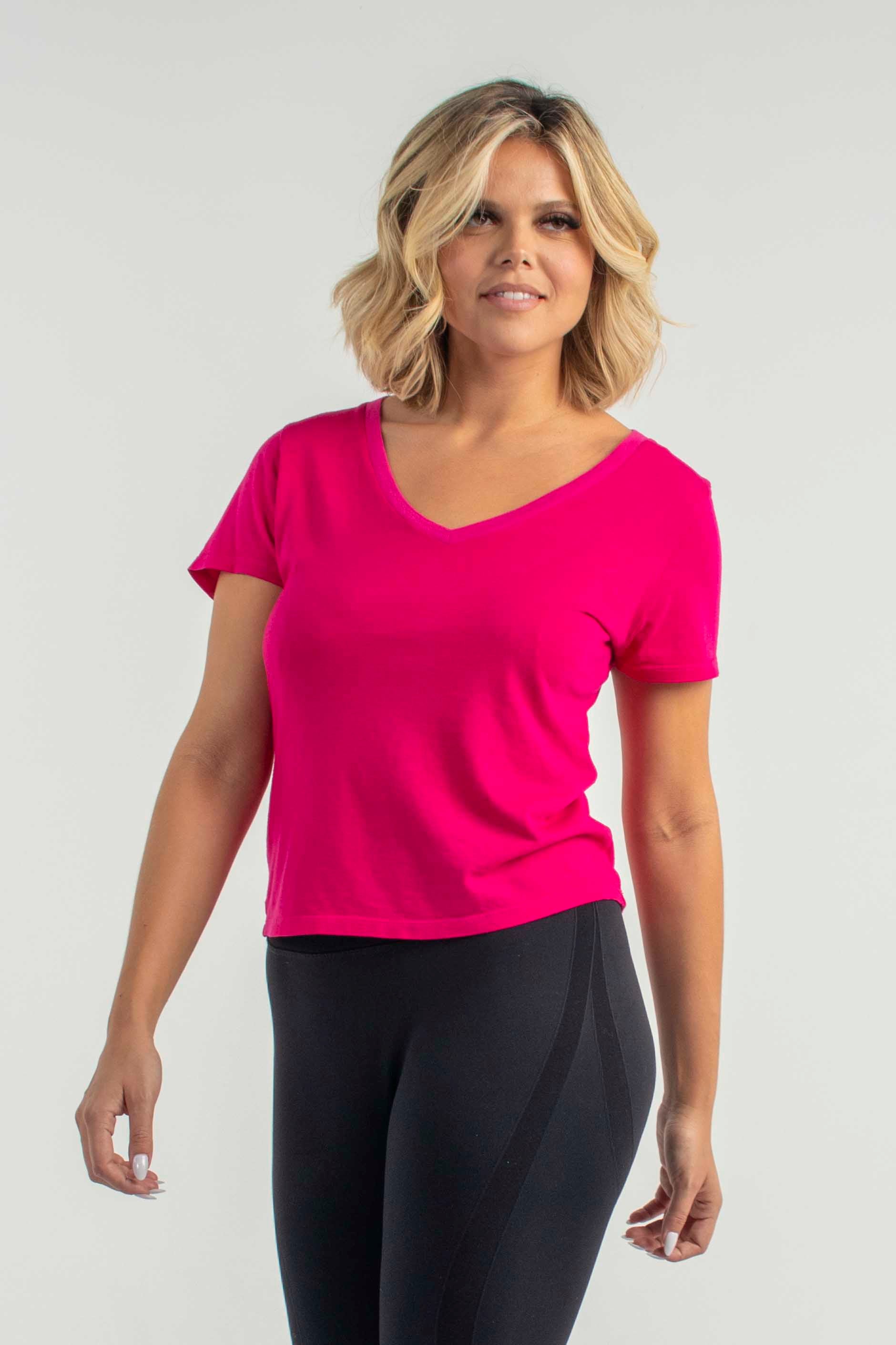 Lila V-Neck Tee