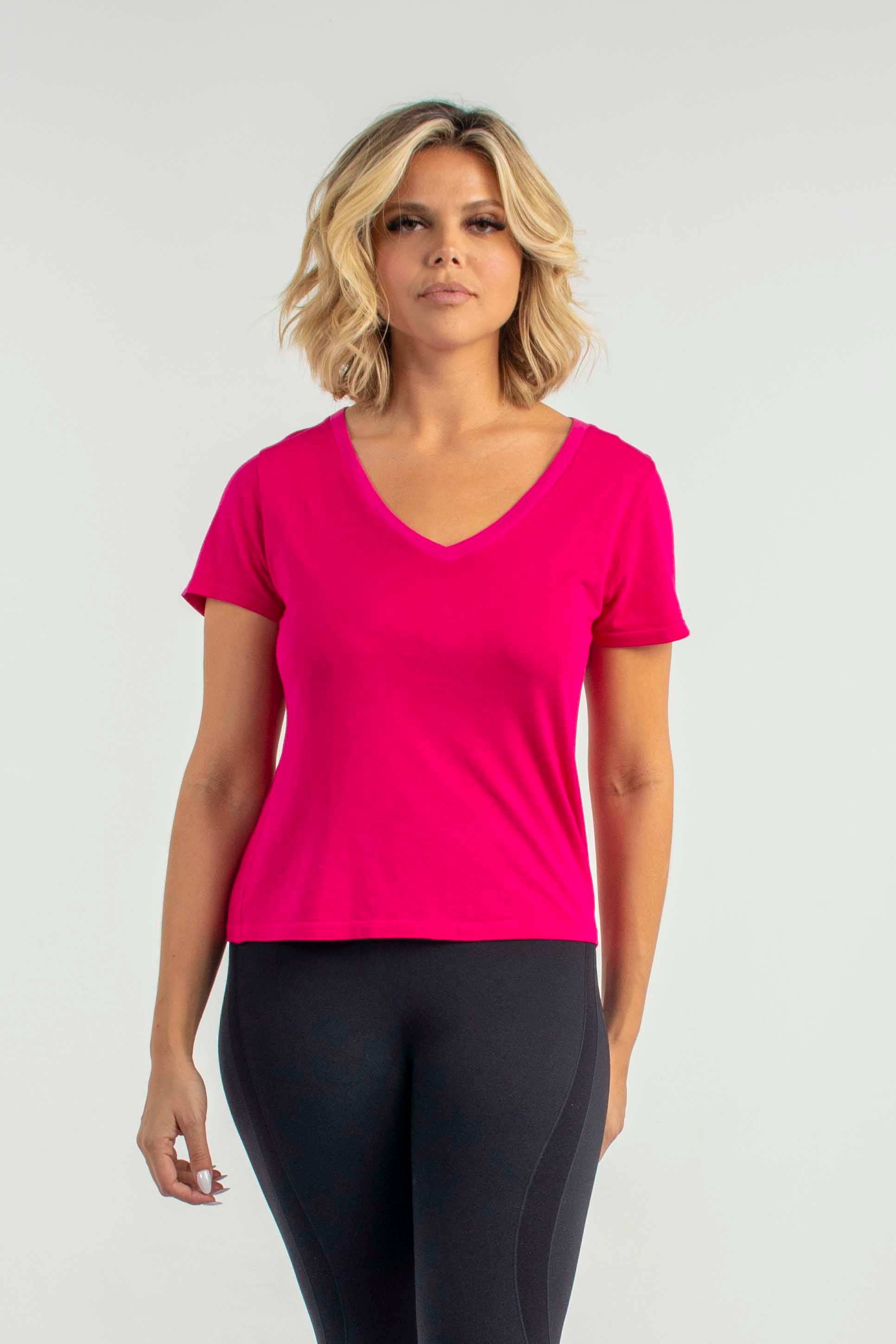 Lila V-Neck Tee